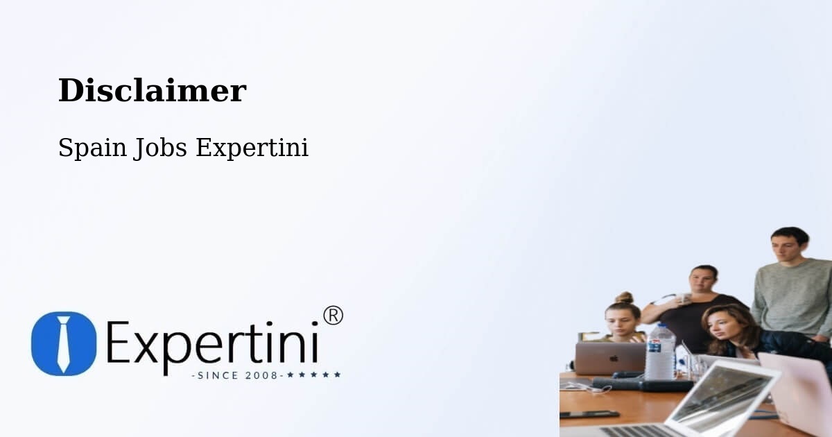 Disclaimer – Codo - Spain Jobs Expertini