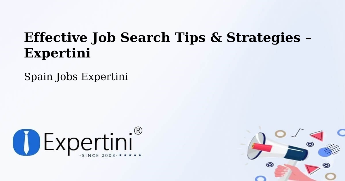 Job Search Tips & Strategies for Job Seekers – Codo - Codo, Spain Jobs Expertini